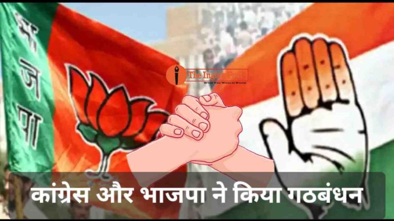बीजेपी कांग्रेस का गठबंधन, चुनाव में यह देख पूरा देश हैरान