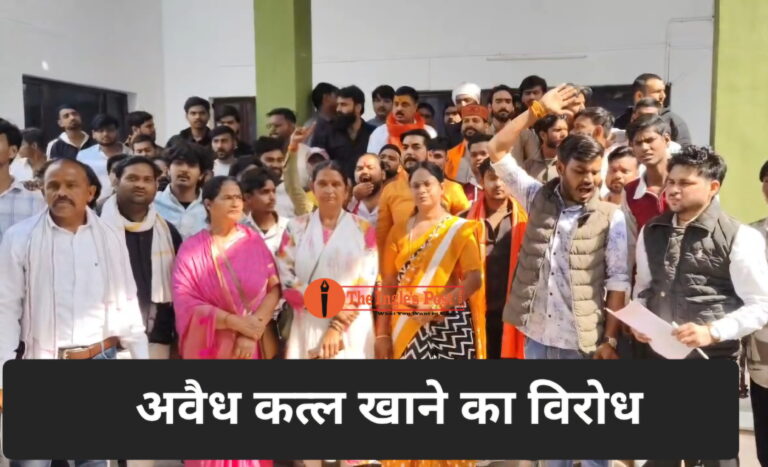 अवैध बूचड़ खाने के विरोध में गौ सेवकों की मुख्यमंत्री को चेतावनी