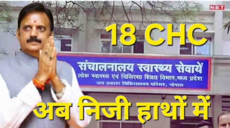 एमपी के तीन जिलों के 18 सरकारी स्वास्थ्य केंद्र अब निजी हाथों में सौंपे जाएंगे